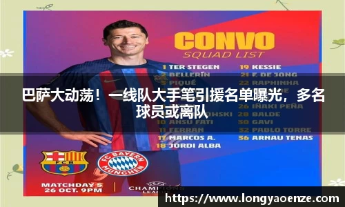 巴萨大动荡！一线队大手笔引援名单曝光，多名球员或离队