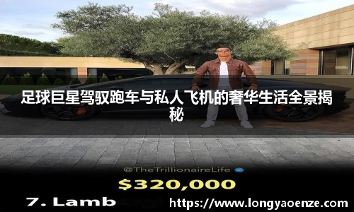足球巨星驾驭跑车与私人飞机的奢华生活全景揭秘